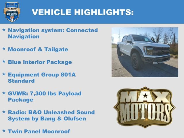 Used 2023 Ford F150 Raptor w/ Blue Interior Package image 6