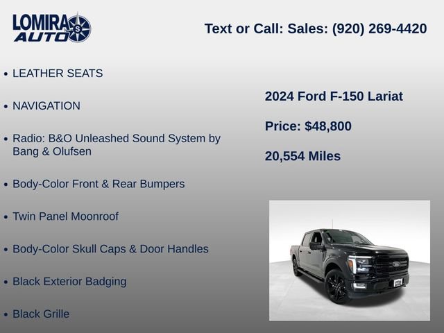 Used 2024 Ford F150 Lariat w/ Equipment Group 502A High AWD/4WD image 39