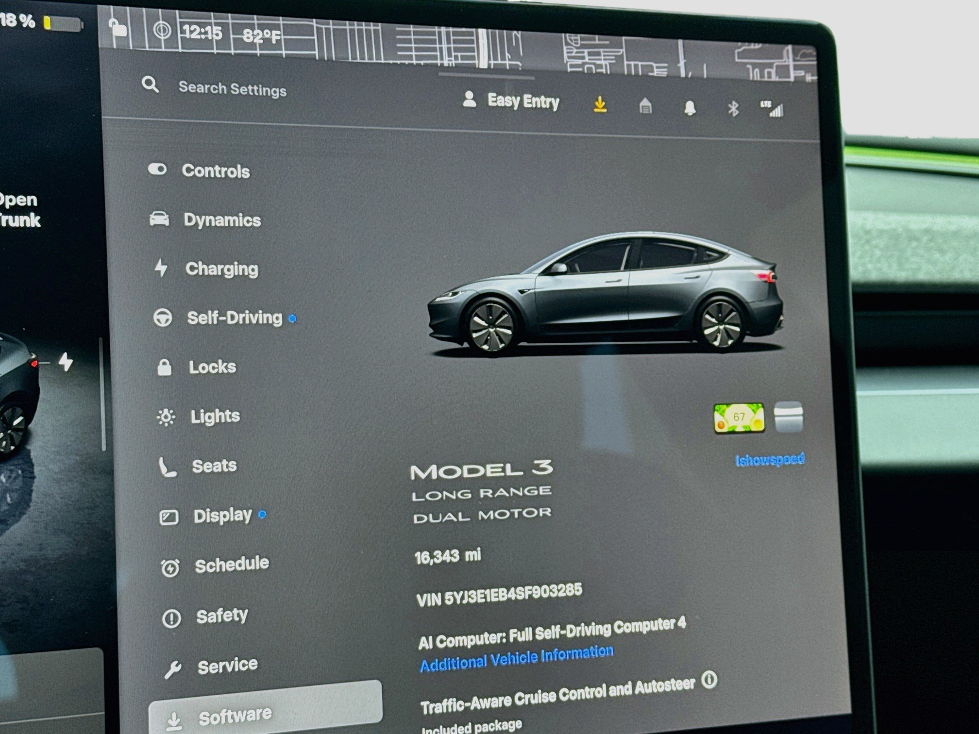 Used 2025 Tesla Model 3 Long Range AWD/4WD image 8