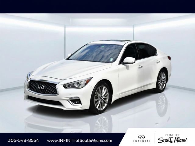 Used 2023 INFINITI Q50 Luxe w/ Cargo Package RWD image 1