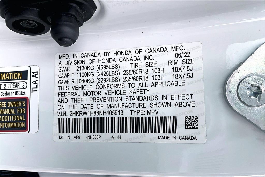 Used 2022 Honda CR-V EX-L image 19