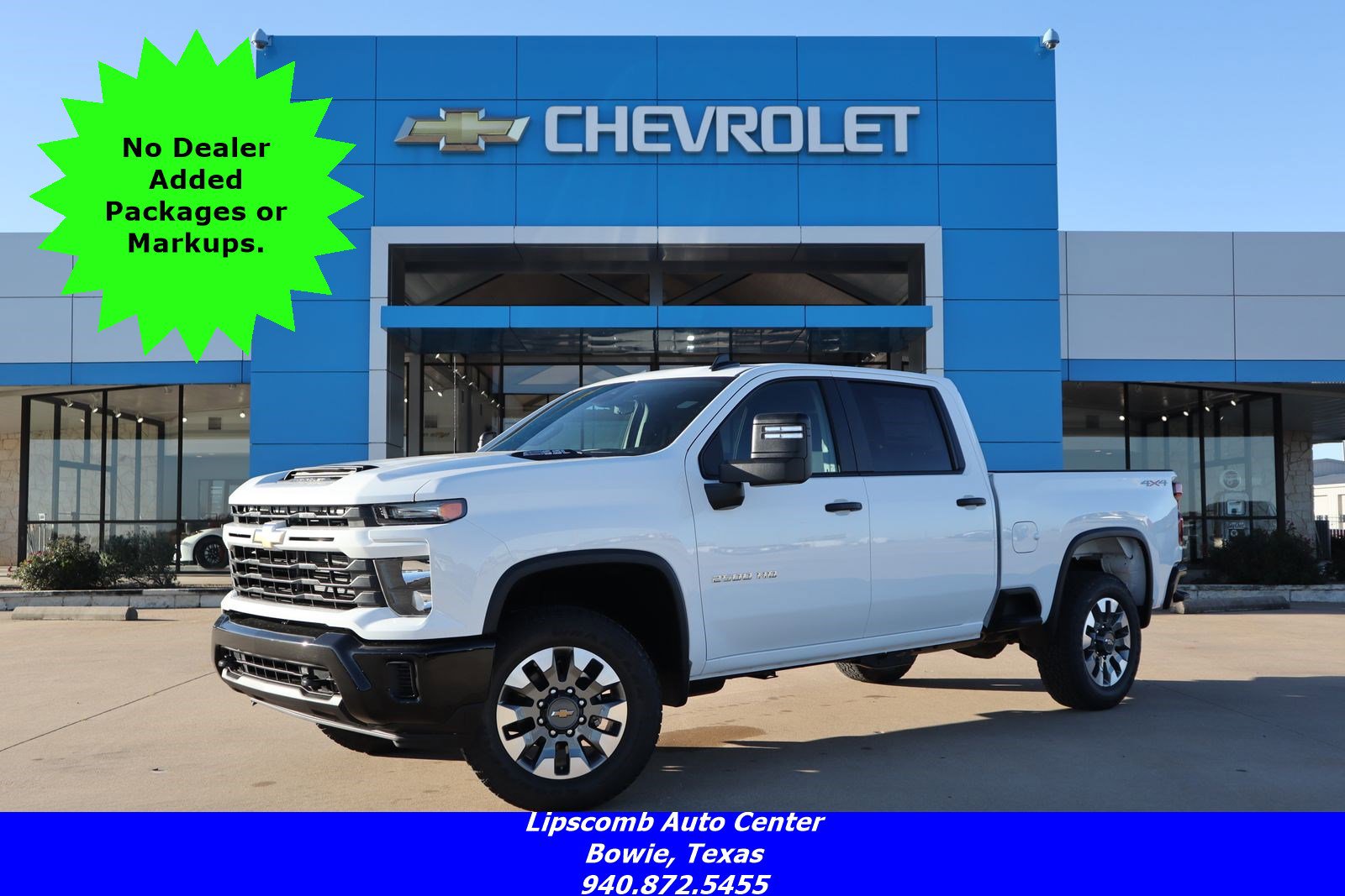 New 2026 Chevrolet Silverado 2500 Custom w/ Custom Convenience Package