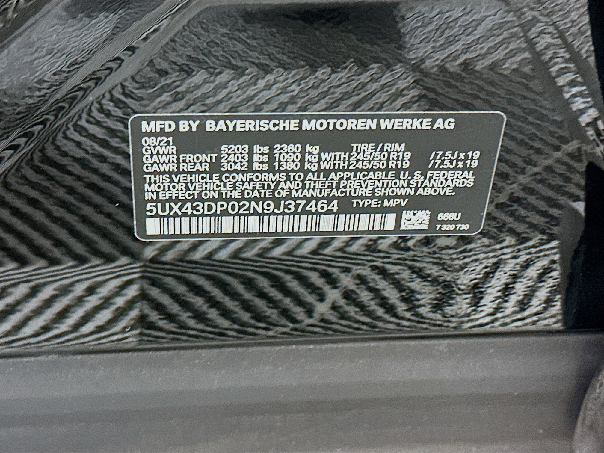 Used 2022 BMW X3 sDrive30i w/ Convenience Package image 12