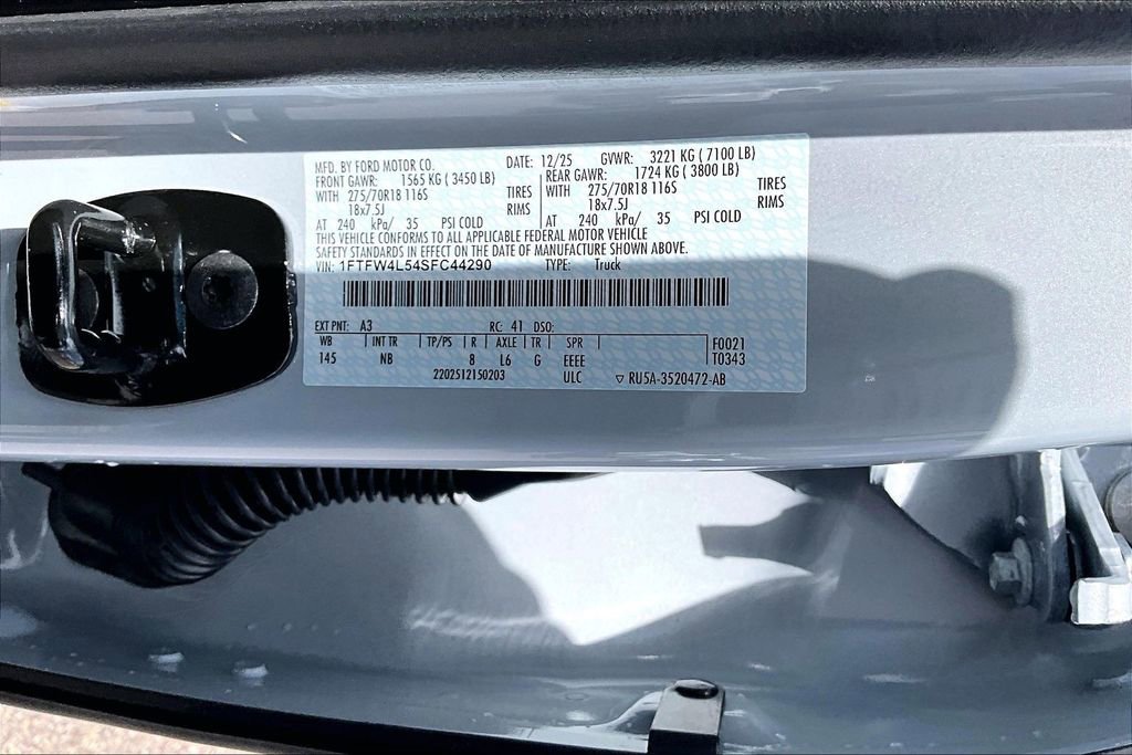 Used 2025 Ford F150 Tremor w/ Equipment Group 402A High AWD/4WD image 34