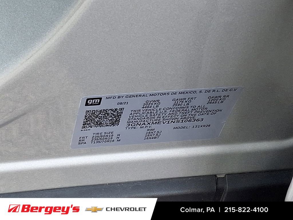 Certified 2022 Chevrolet Equinox RS w/ RS Leather Package image 30