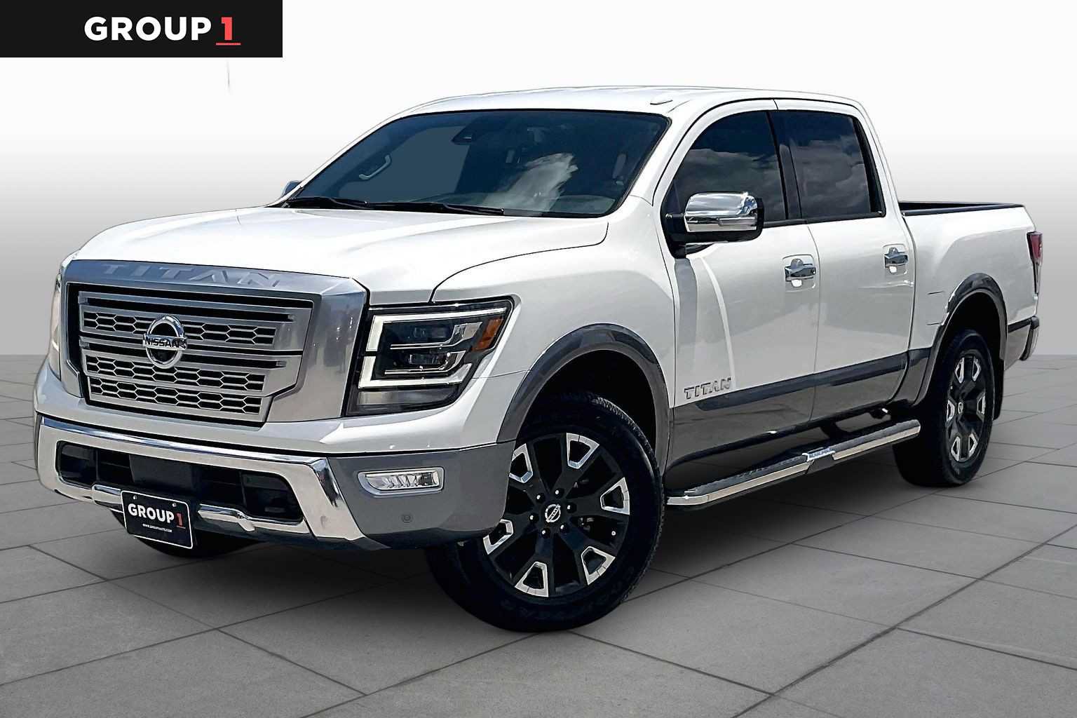 Used 2021 Nissan Titan Platinum Reserve w/ Off Road Protection Package AWD/4WD image 1