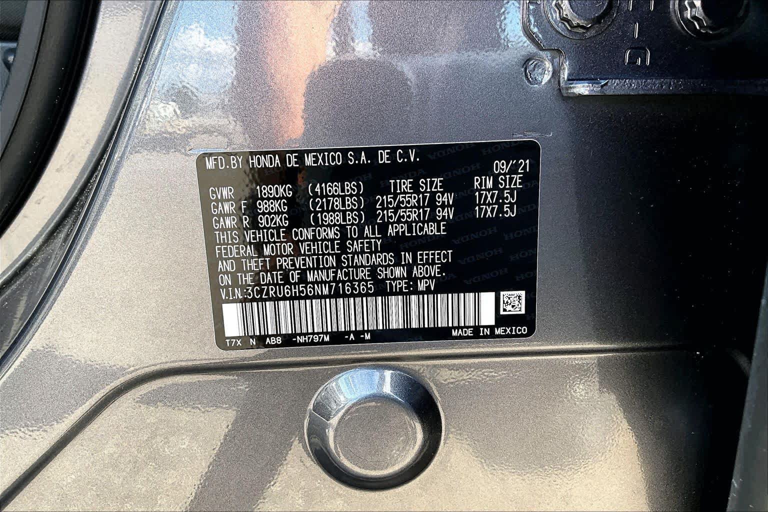 Used 2022 Honda HR-V EX image 33