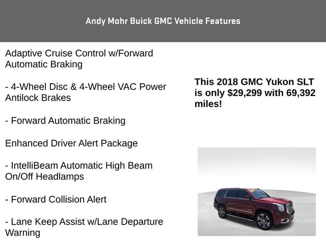 Used 2018 GMC Yukon SLT w/ Premium Edition AWD/4WD image 16