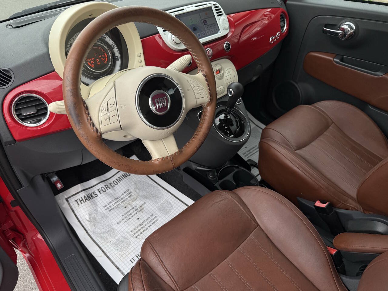 Used 2012 FIAT 500 Lounge w/ Luxury Leather Pkg FWD image 14