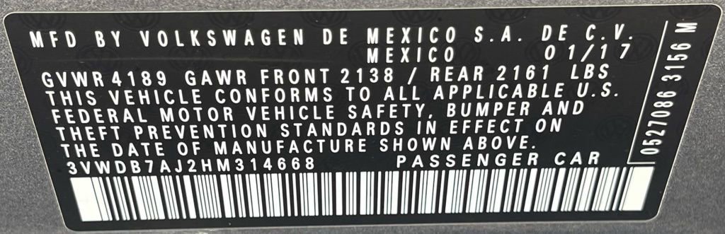 Used 2017 Volkswagen Jetta SE image 38