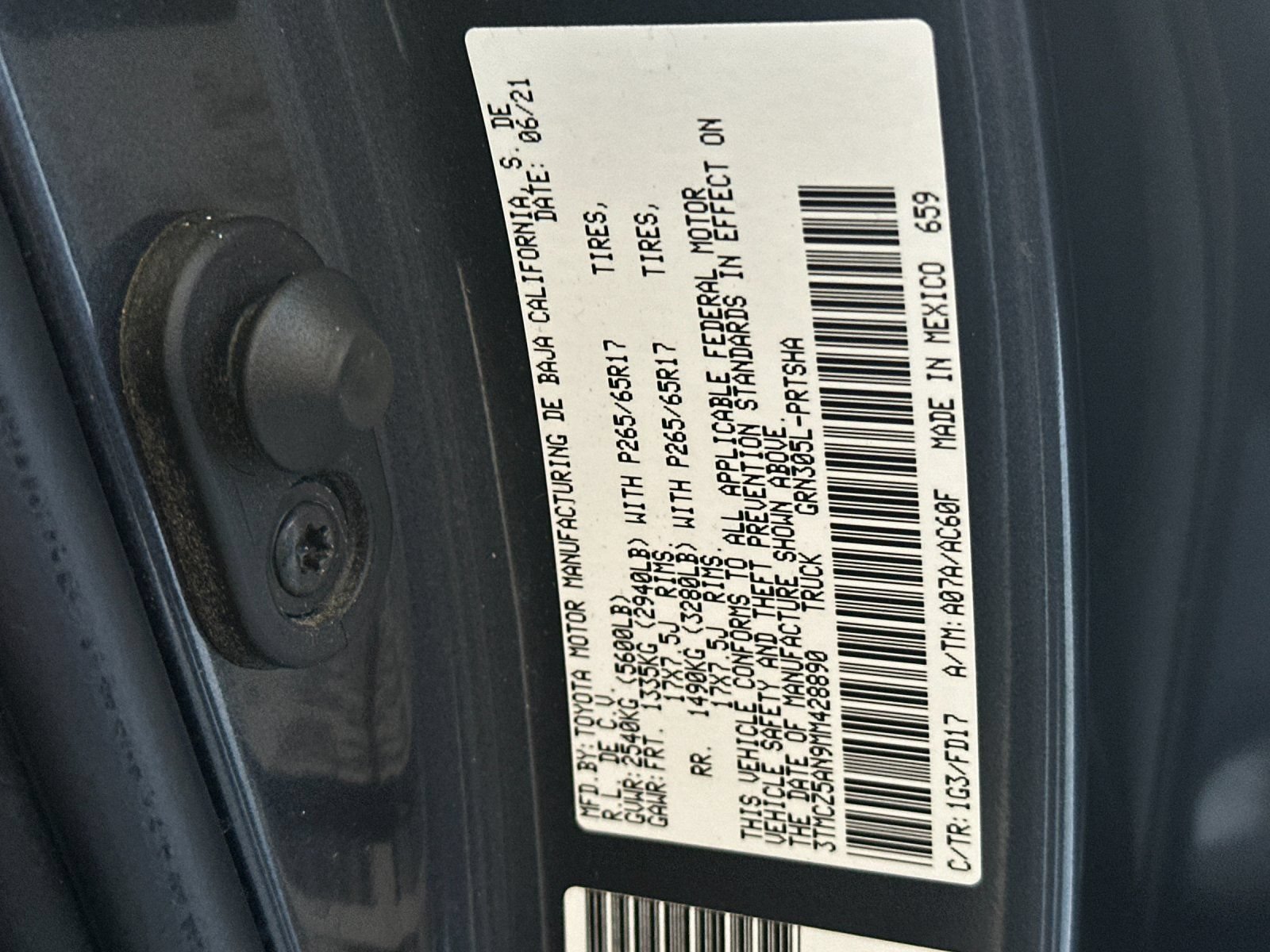 Used 2021 Toyota Tacoma TRD Sport AWD/4WD image 27