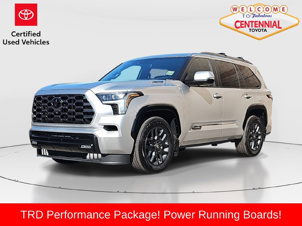 Certified 2026 Toyota Sequoia Platinum w/ TRD Performance Package (TMS)