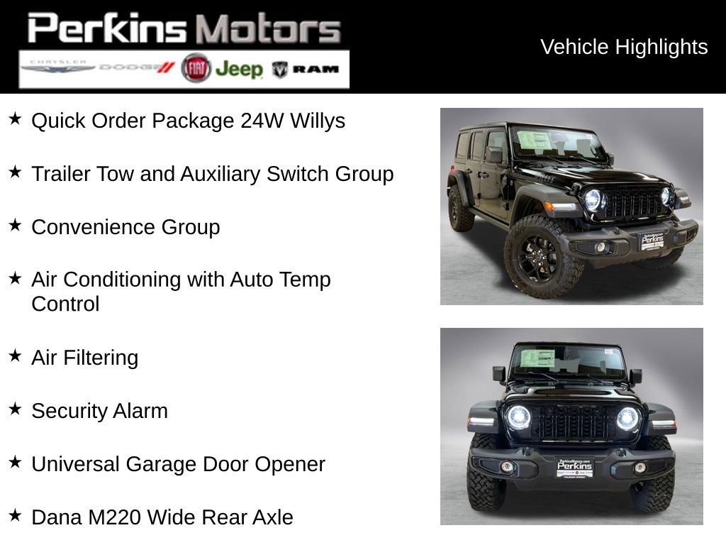 New 2026 Jeep Wrangler Willys image 2