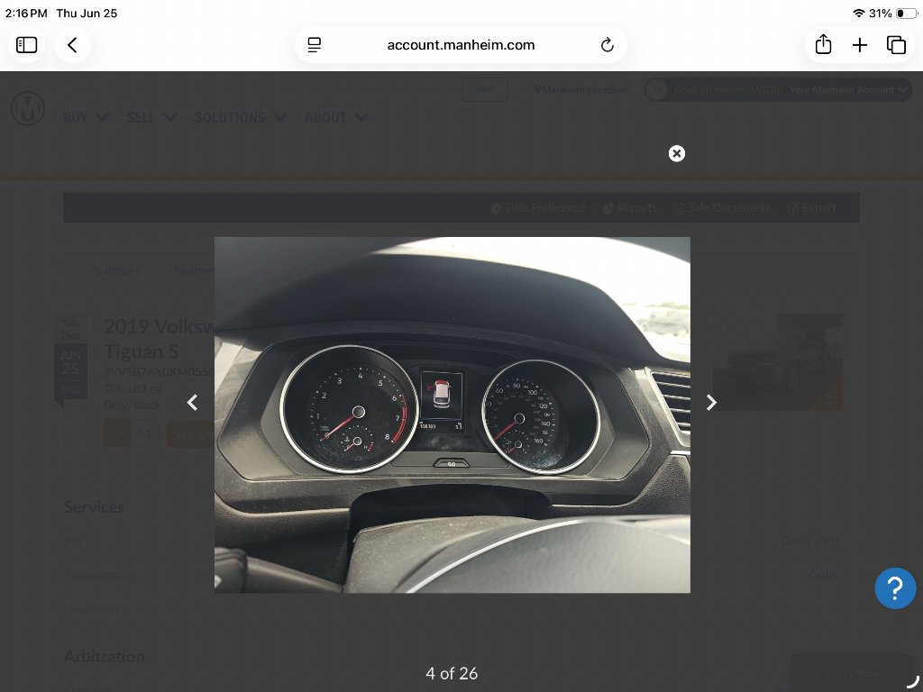 Used 2019 Volkswagen Tiguan S FWD image 4