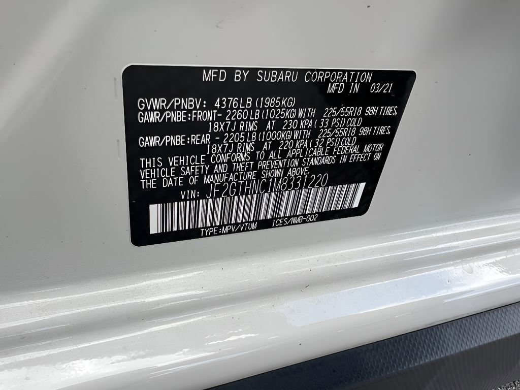 Used 2021 Subaru Crosstrek 2.5i Limited w/ Moonroof Package 2 image 38