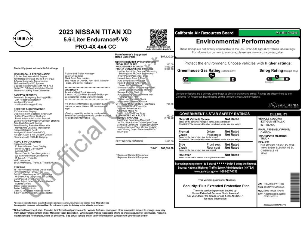 Used 2023 Nissan Titan PRO-4X w/ Pro-4x Convenience Package image 4