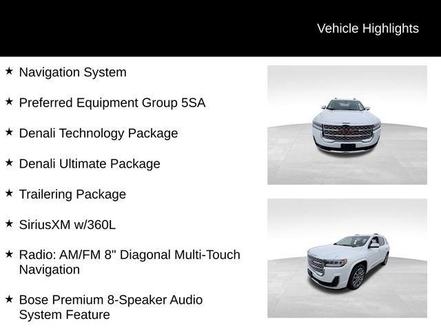 Certified 2023 GMC Acadia Denali w/ Denali Ultimate Package image 14