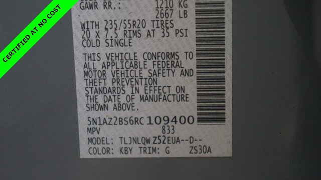 Used 2024 Nissan Murano SV w/ SV Midnight Edition Package image 92