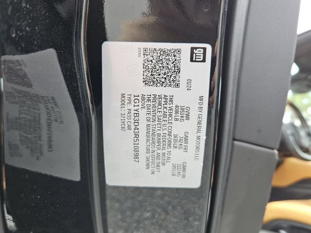 Used 2024 Chevrolet Corvette Stingray Preferred Conv w/ 2LT RWD image 10