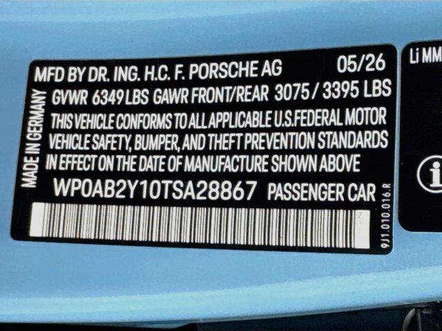 New 2026 Porsche Taycan 4S AWD/4WD image 25