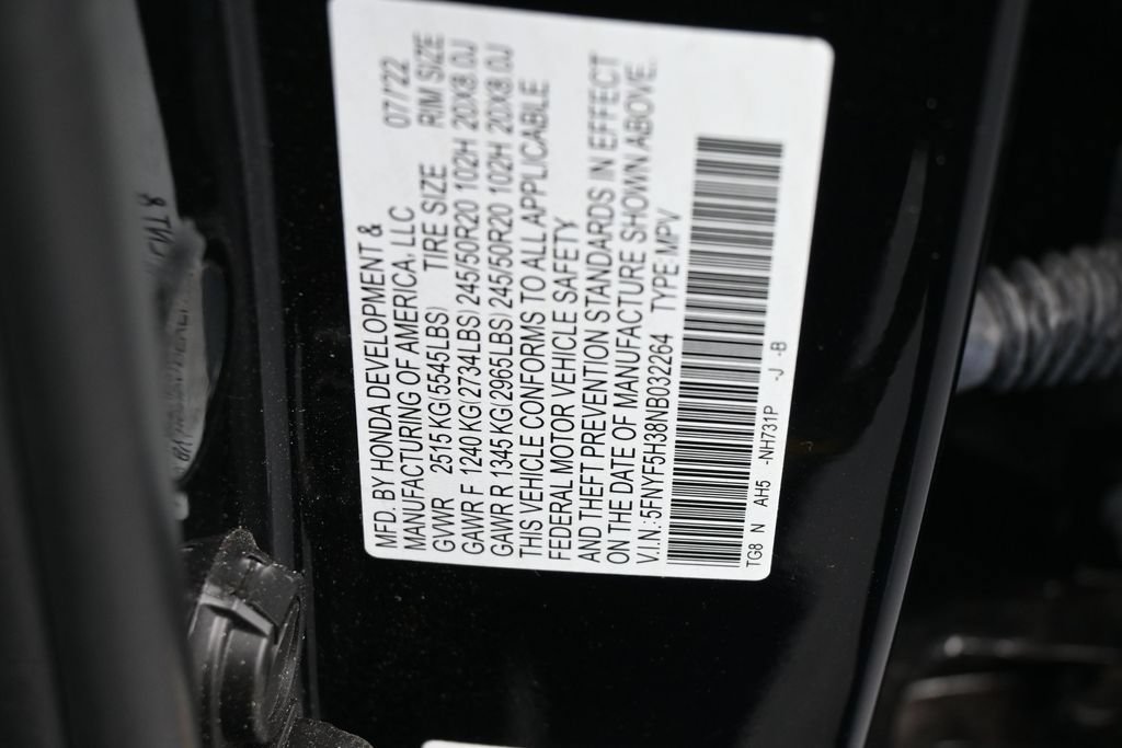 Used 2022 Honda Pilot Sport image 17