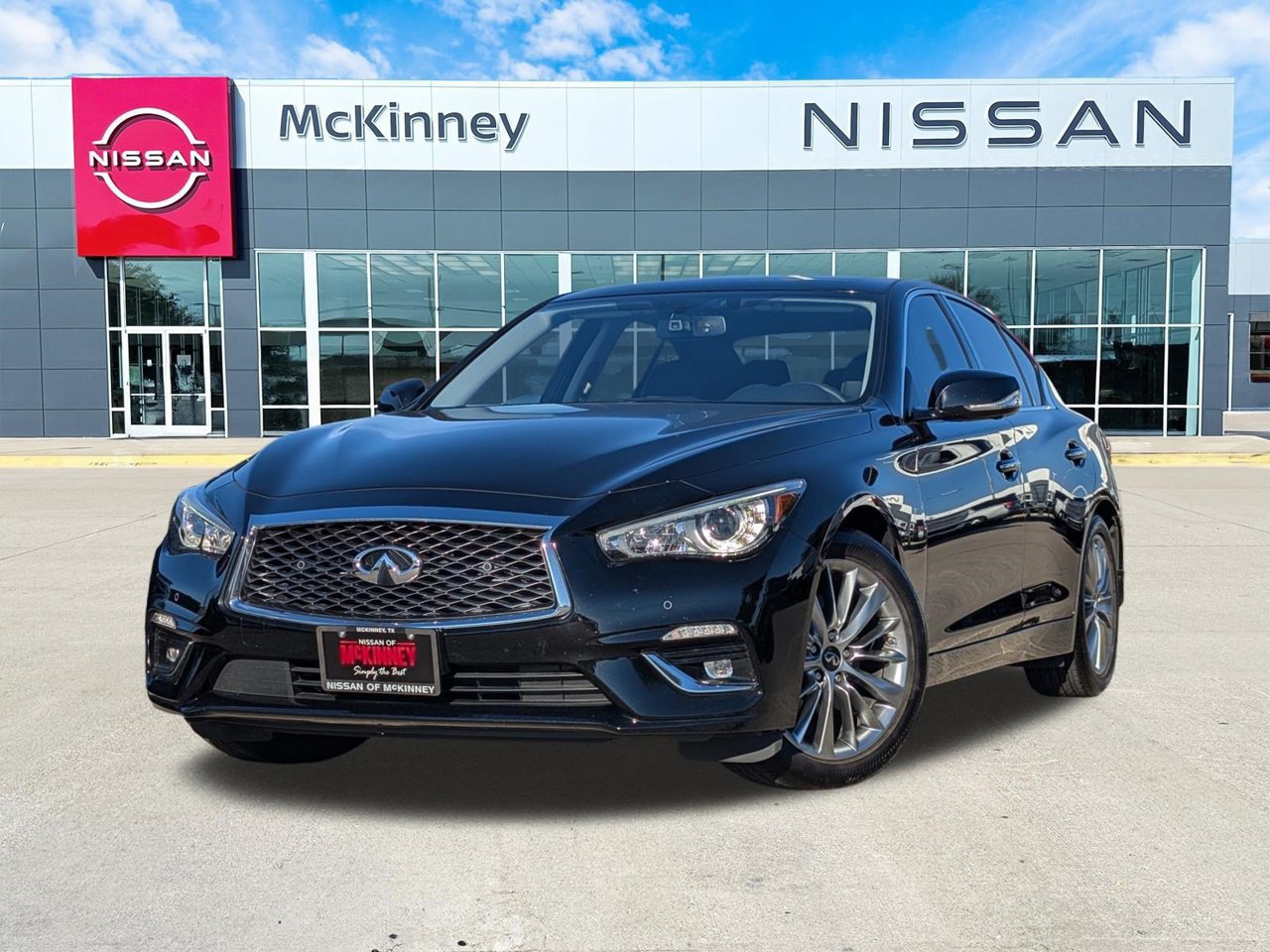 Used 2024 INFINITI Q50 Luxe w/ Cargo Package RWD image 1