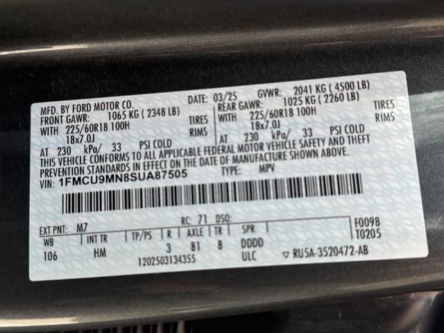 Used 2025 Ford Escape ST-Line image 17