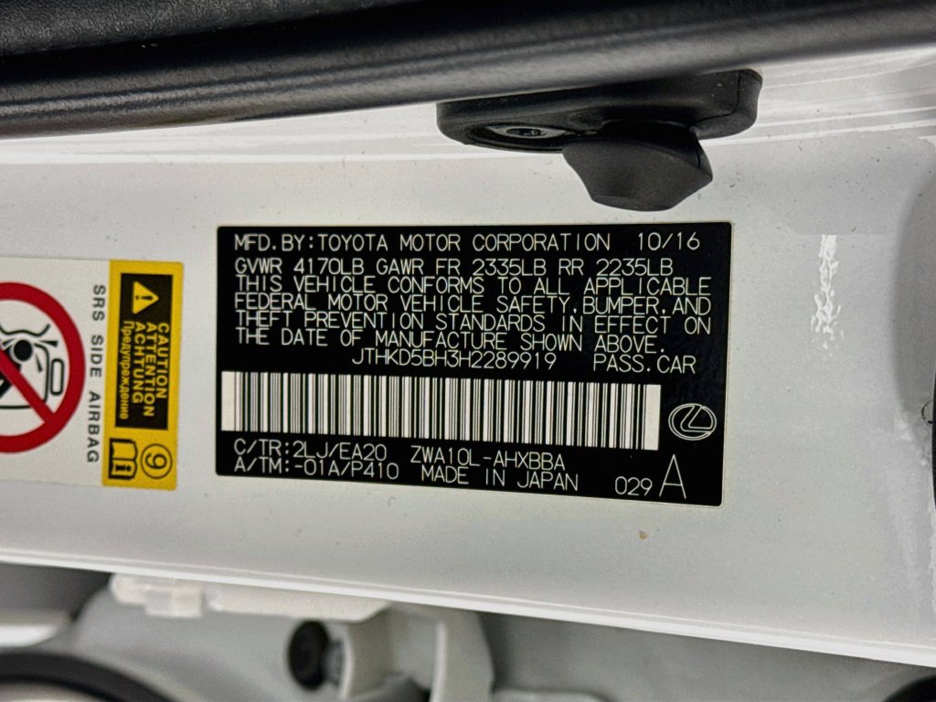Used 2017 Lexus CT 200h w/ Navigation System Package FWD image 35