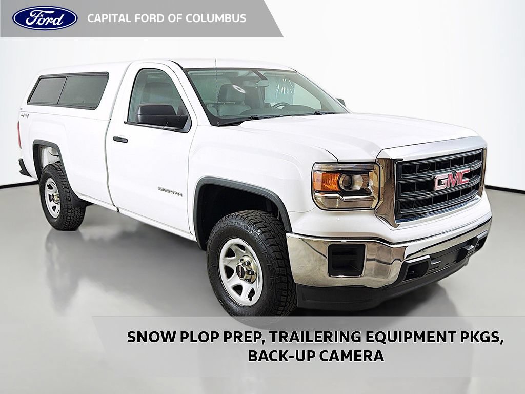 Used 2015 GMC Sierra 1500 4x4 Regular Cab w/ Snow Plow Prep Package
