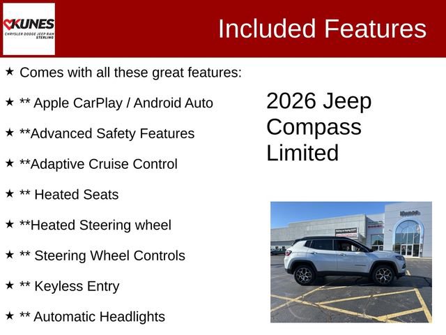New 2026 Jeep Compass Limited image 4