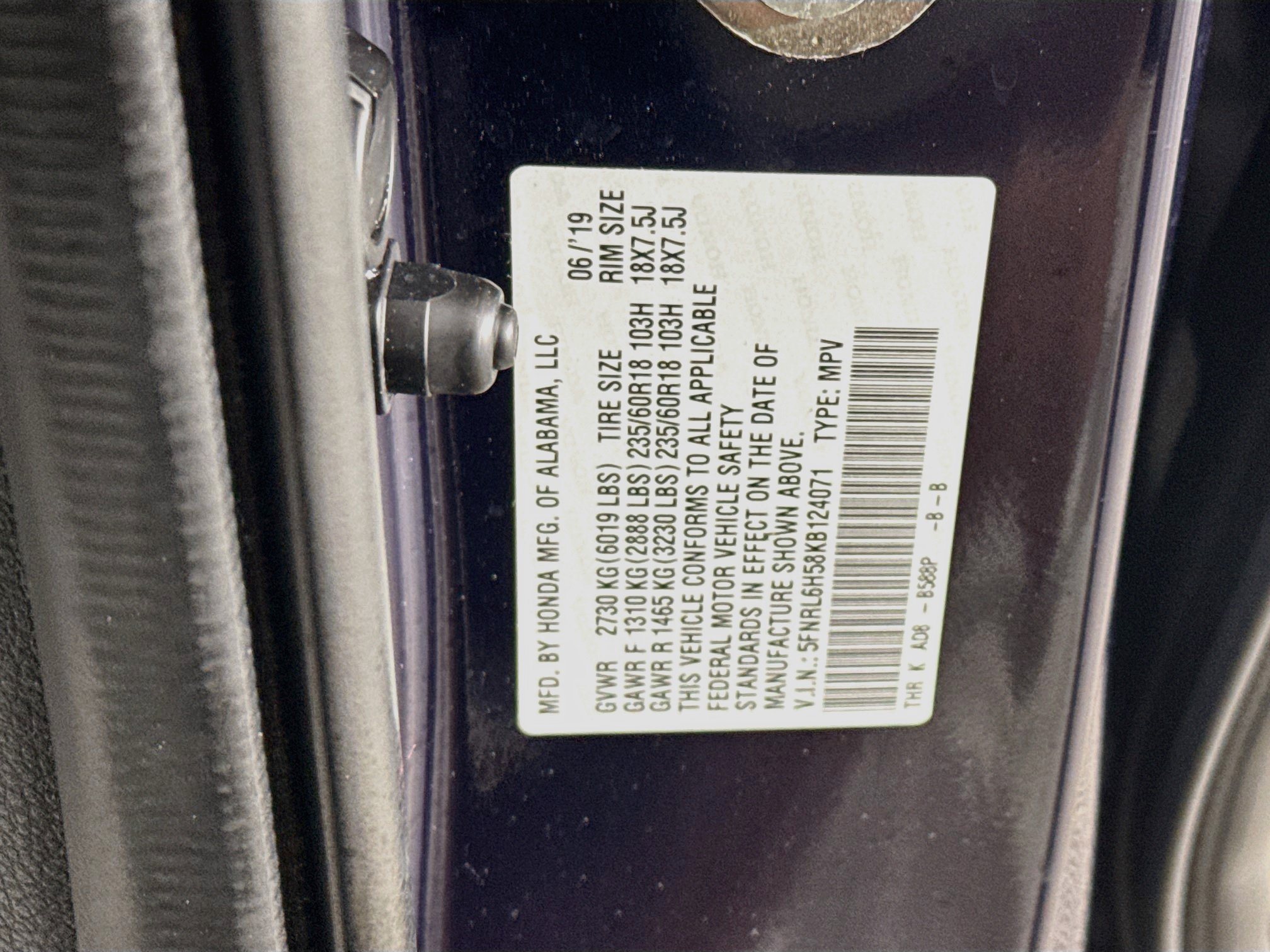 Used 2019 Honda Odyssey EX image 38