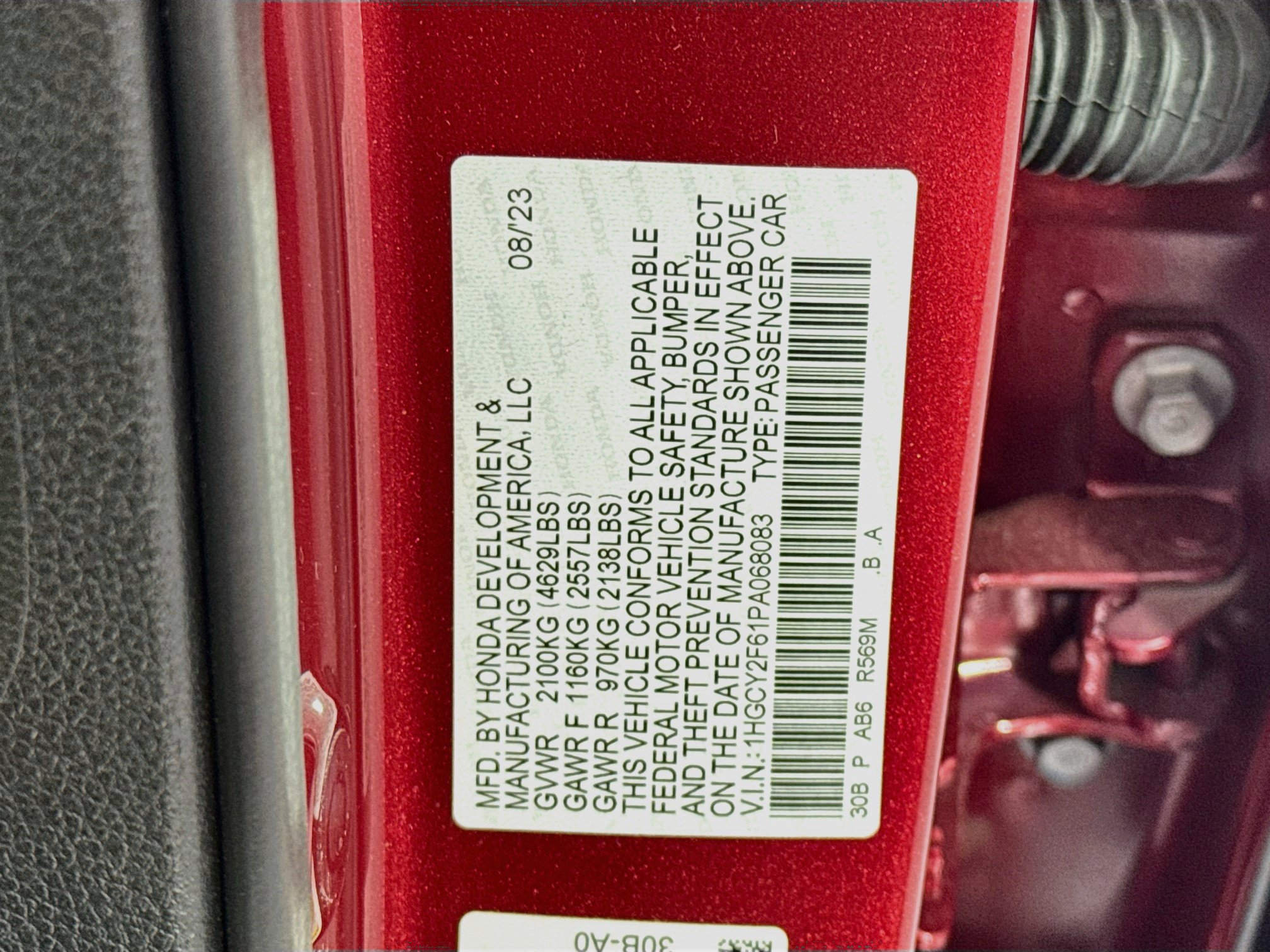 Certified 2023 Honda Accord EX-L image 32