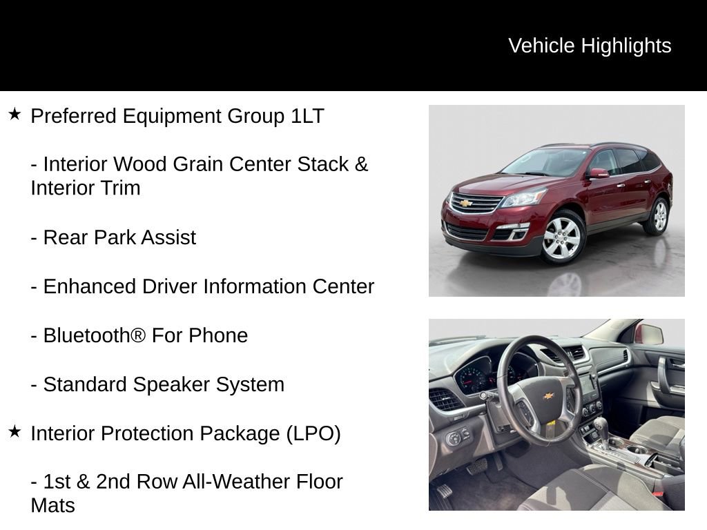 Used 2016 Chevrolet Traverse LT w/ Style and Technology Package FWD image 11