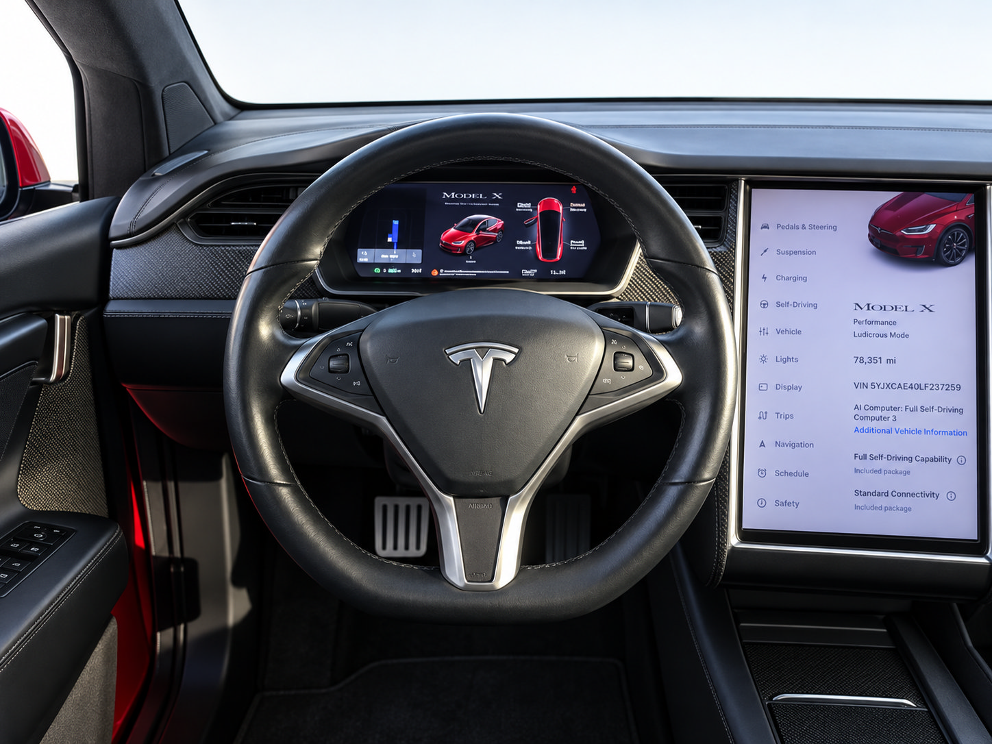 Used 2020 Tesla Model X Performance AWD/4WD image 2