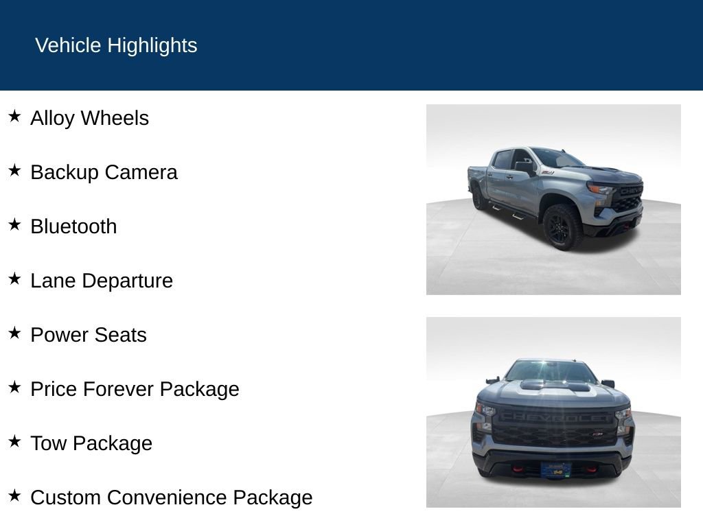 Used 2025 Chevrolet Silverado 1500 Custom Trail Boss image 2