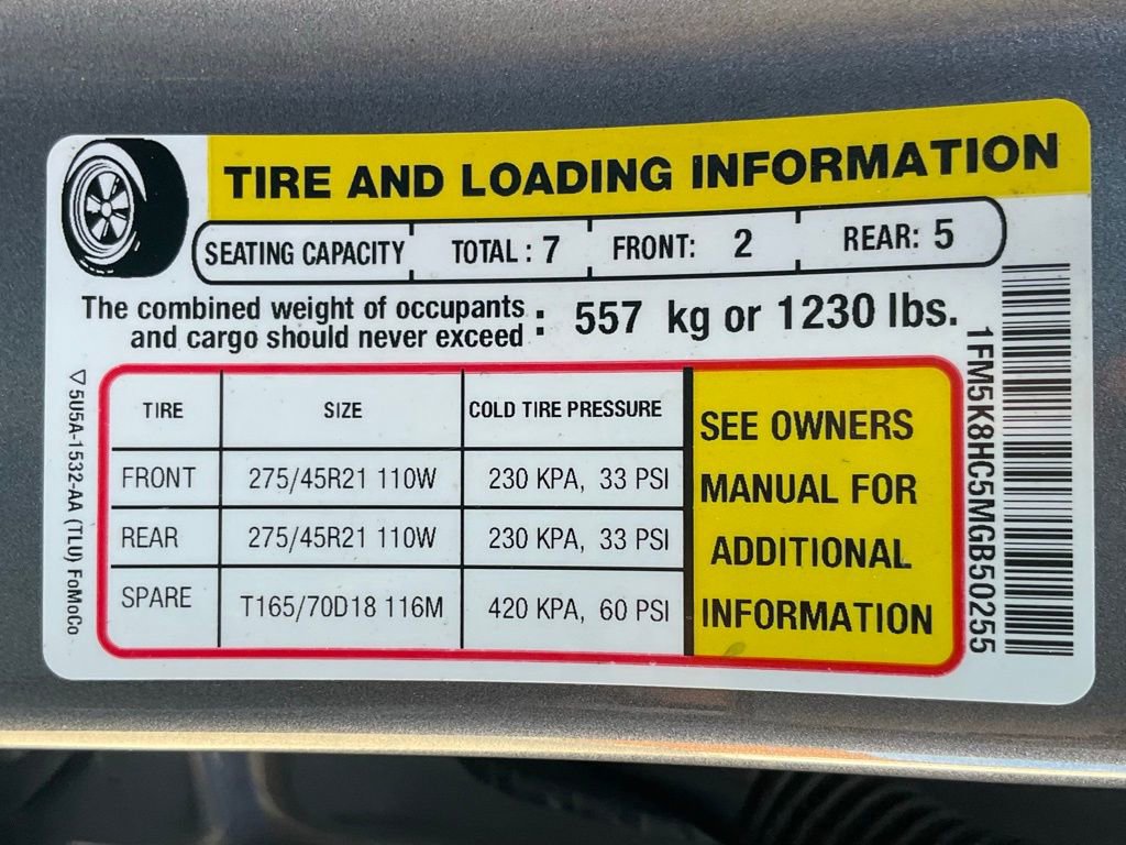 Used 2021 Ford Explorer Platinum w/ Equipment Group 601A image 64