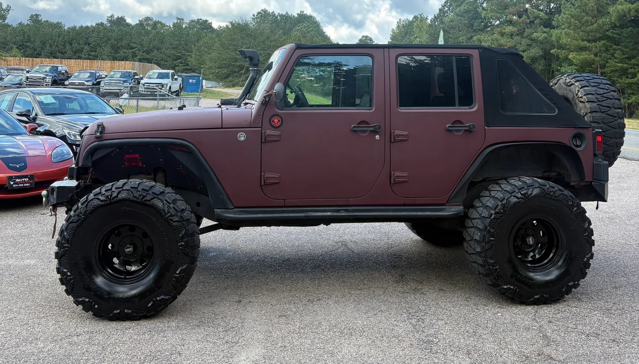Used 2008 Jeep Wrangler Unlimited Rubicon w/ PWR Convenience Group AWD/4WD image 3