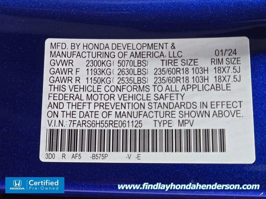 Certified 2024 Honda CR-V Sport image 14