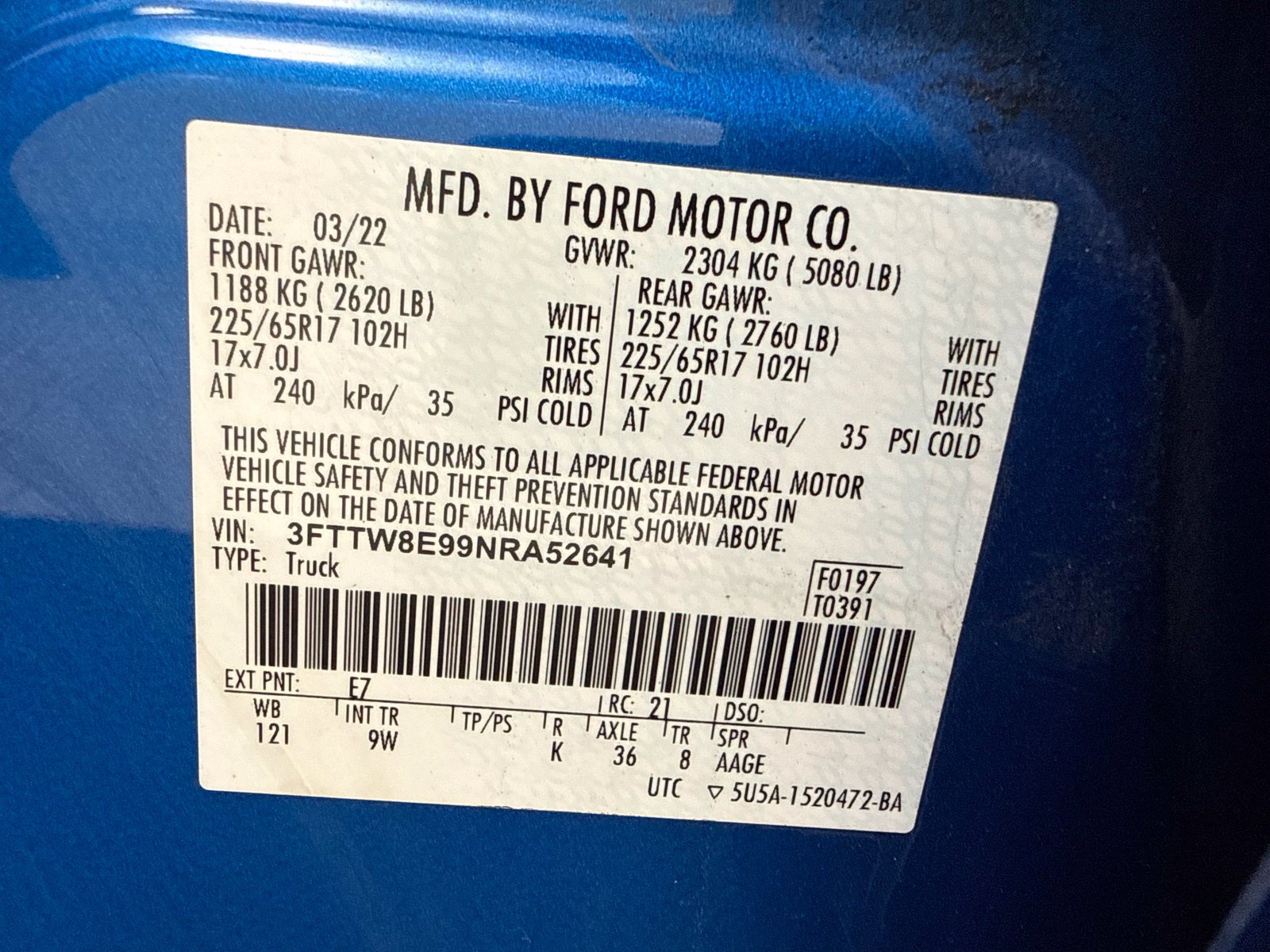 Used 2022 Ford Maverick XL FWD image 17