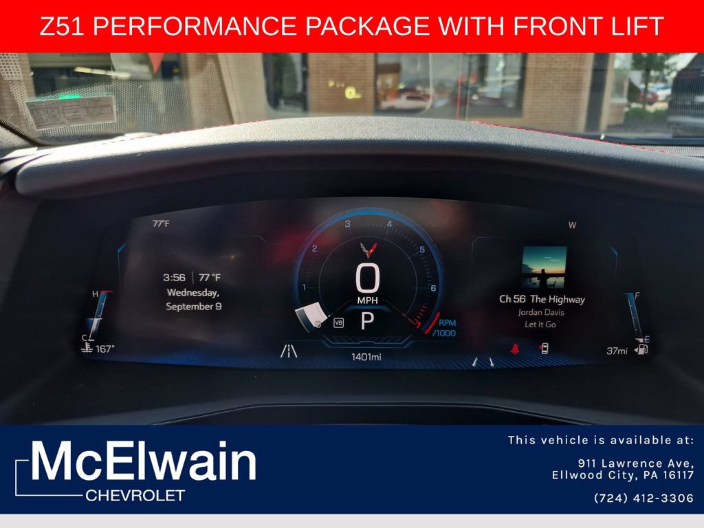 Used 2026 Chevrolet Corvette Stingray Preferred Cpe w/ Z51 Performance Package RWD image 22