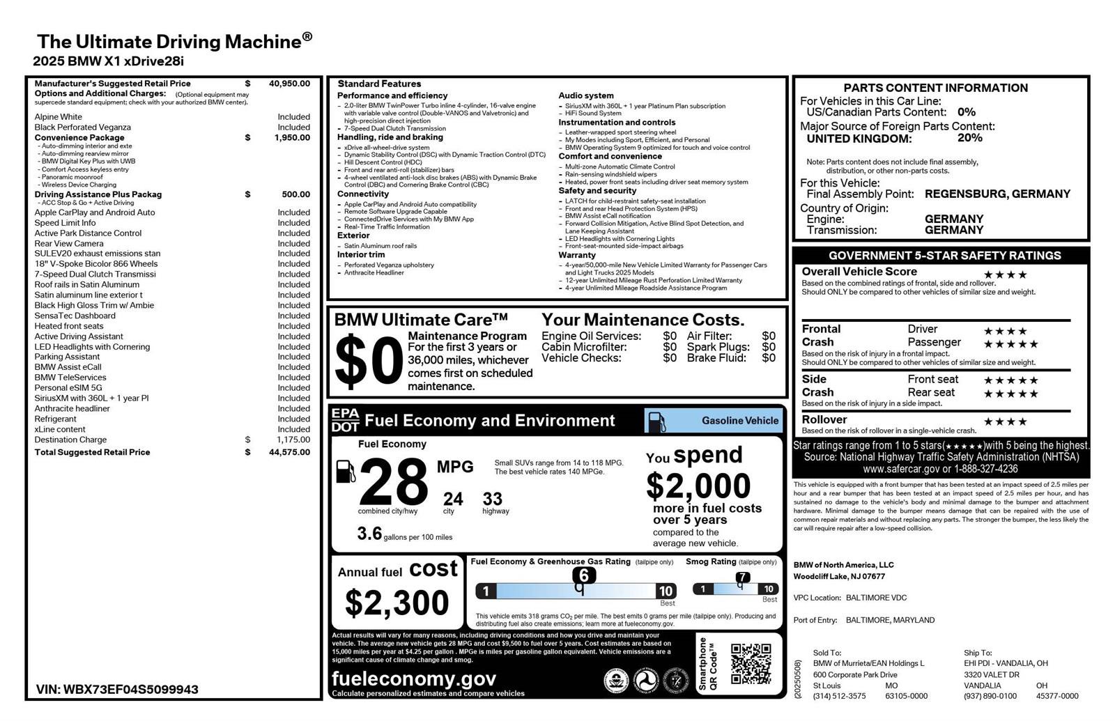 Used 2025 BMW X1 xDrive28i image 24