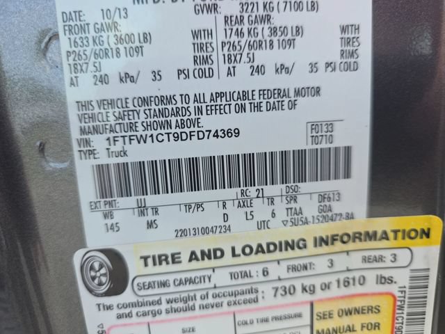 Used 2013 Ford F150 XLT w/ Luxury Equipment Group RWD image 34