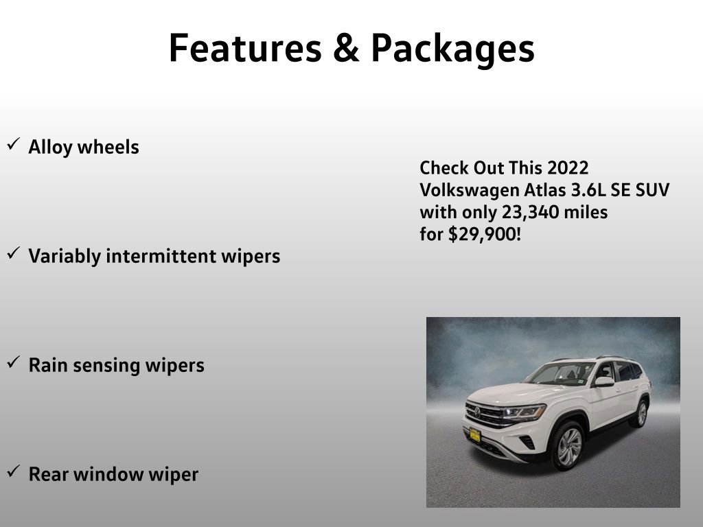 Used 2022 Volkswagen Atlas SE w/ Panoramic Sunroof Package AWD/4WD image 21