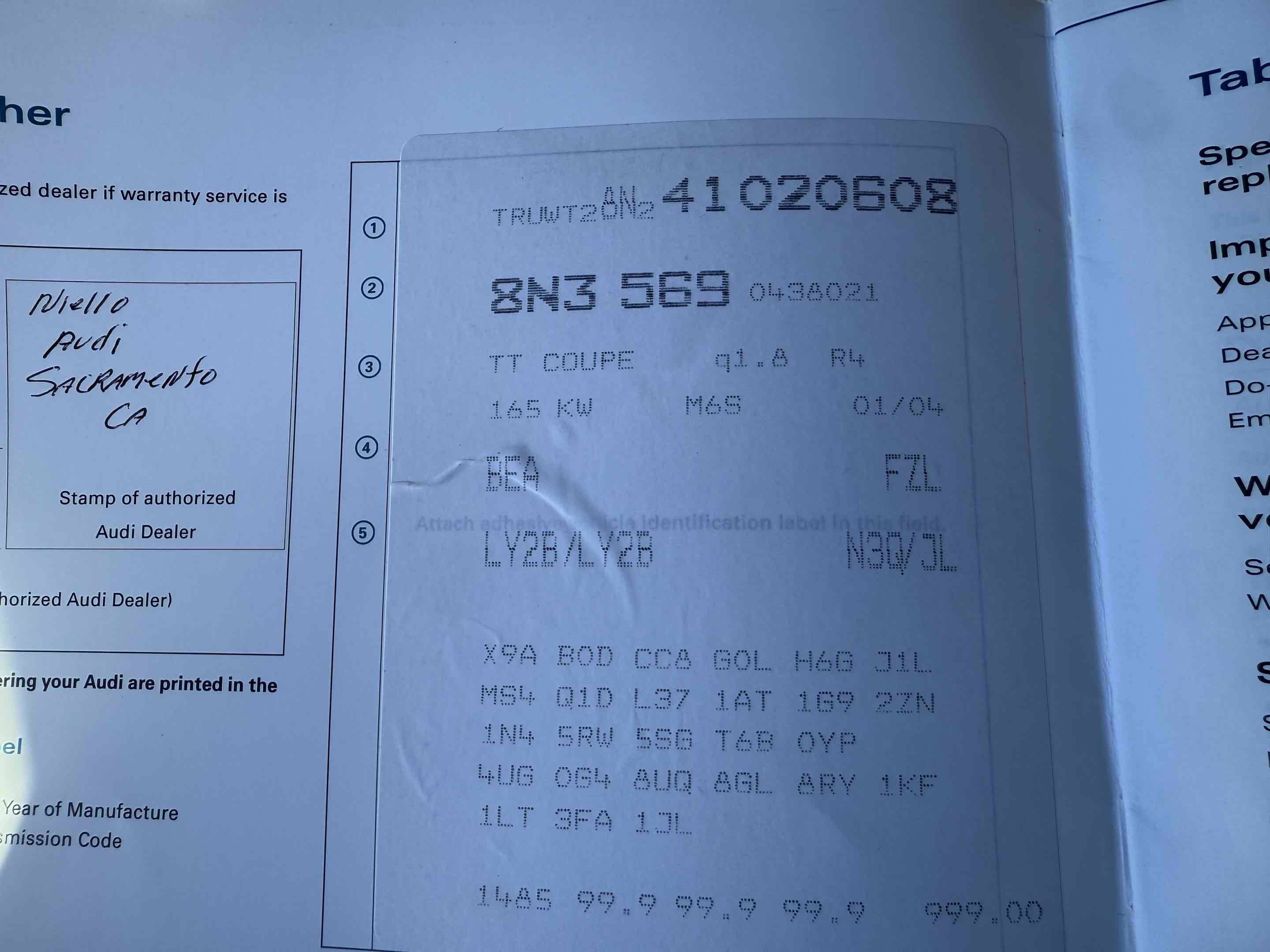 Used 2004 Audi TT 1.8T image 25