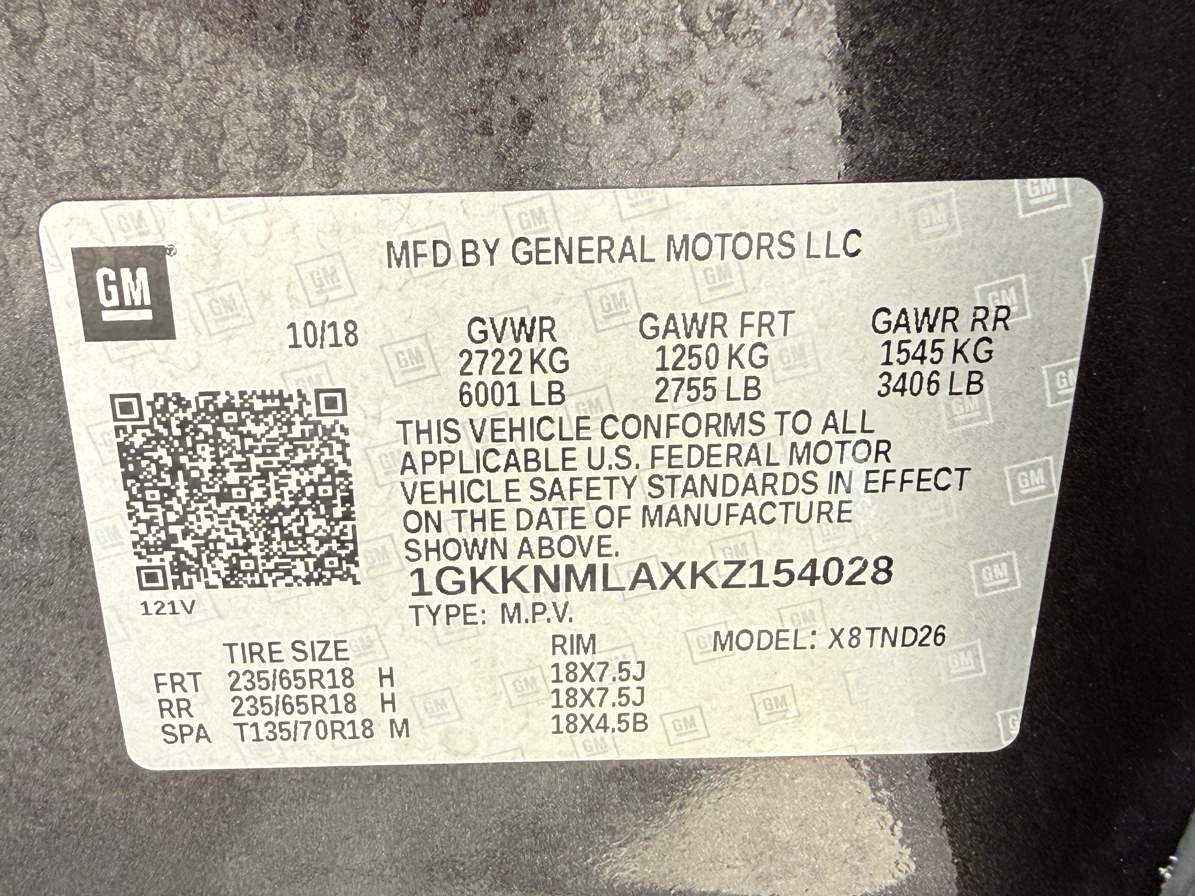 Used 2019 GMC Acadia SLT w/ LPO, Floor Liner Package FWD image 35