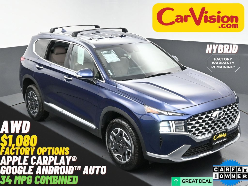 Used 2023 Hyundai Santa Fe Blue