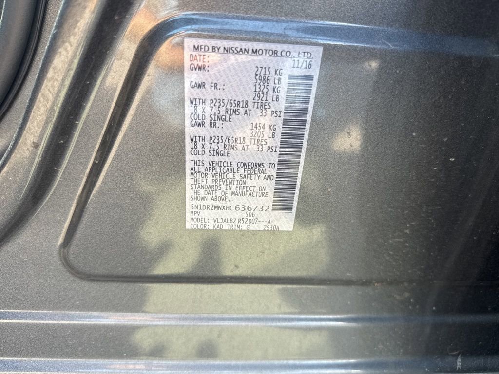 Used 2017 Nissan Pathfinder S image 13