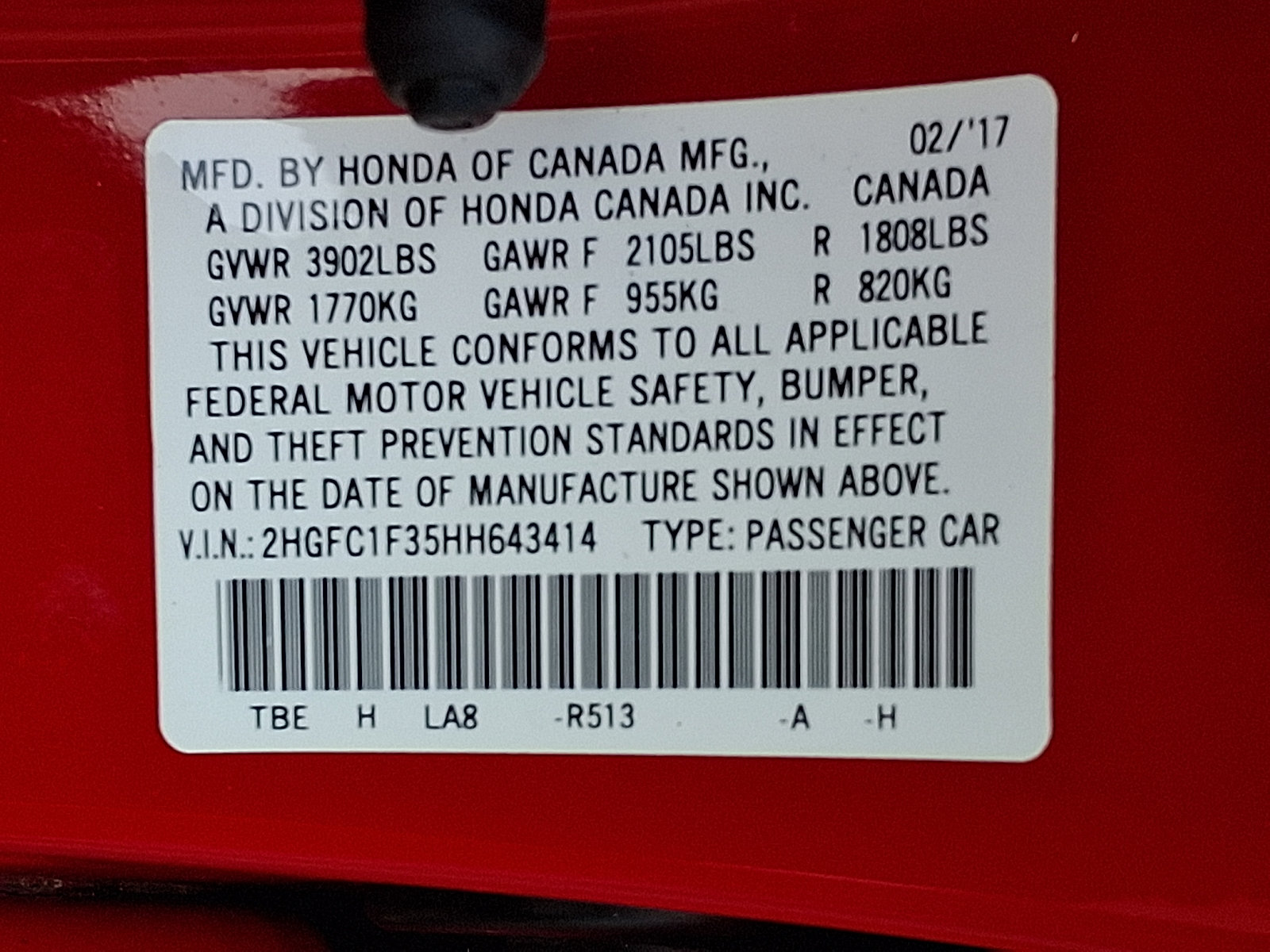 Certified 2017 Honda Civic EX-T image 28
