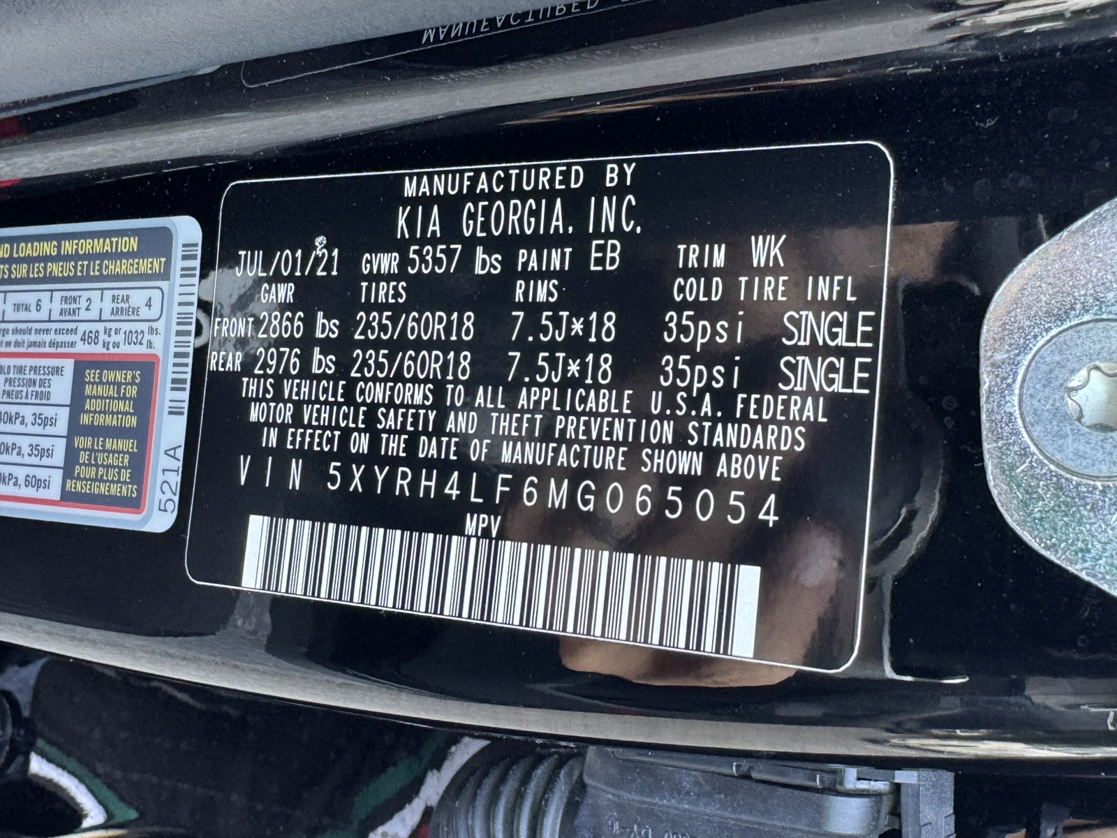 Used 2021 Kia Sorento EX FWD image 36