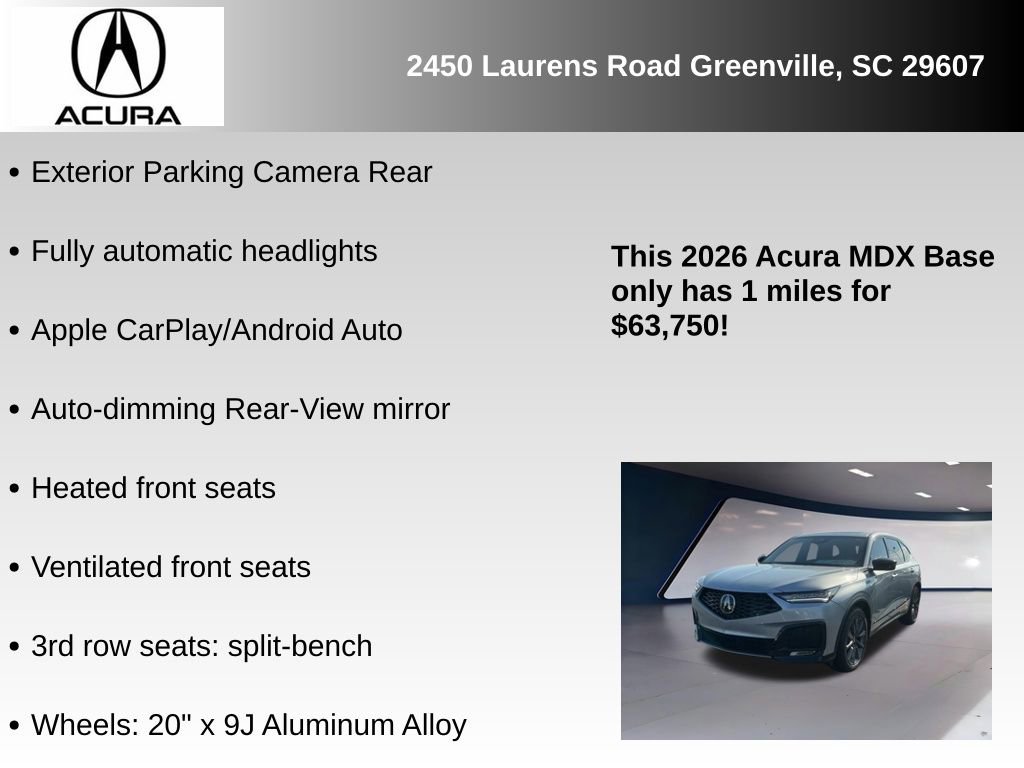 New 2026 Acura MDX A-Spec image 12